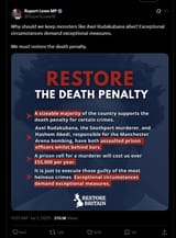 UK Rupert Lowe death penalty