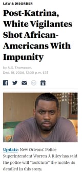 white vigilanties katrina