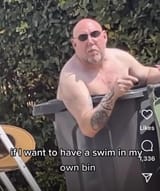 swim in me own bin