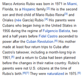 Marco Rubio is an anchor baby