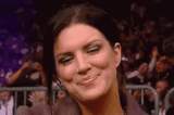 gina carlano smuggly horny bitting her lip