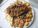bean garbage plate