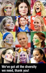 white diversity