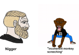 monkey screeching