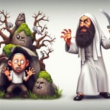 The stones will (betray them) saying, O Abdullah There is a Jew hiding behind me; so kill him Sahih al-Bukhari, Book 56, Hadith 138
