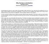 guns are civilization