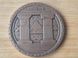 Franc-maçonnerie médaille Aux anciens, le grand orient de France (33) (X) (1)