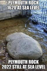 plymoth rock climate hoax