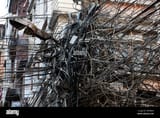tangled-electrical-wires-kathmandu-nepal-MDHBAE
