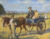 [America] Short Cut across the Fields by Stanhope Alexander Forbes (1857-1947) L
