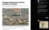 Instead of sanctions against Russia, Halting aid to Ukraine. 01-07-2025 The U.S. has halted shipments of certain air defense missiles and precision-guided munitions, Politico