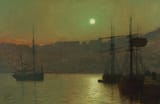 John Atkinson Grimshaw (British, 1836-1893) South Bay, Scarborough, 1882