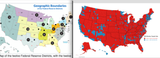 Pres 2024 Federal Reserve strongholds vote blue