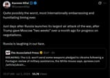 KareemRifai 02-07-2025 Quite possibly the worst, most internationally embarrassing and humiliating timing ever. Trump gave Moscow &#039;two weeks&#039; over a month ago