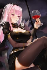 Trump supporter having a celebratory drink