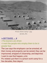 illegal employers work camp