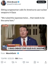 randy fine gaza nukes