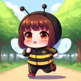bee jogging
