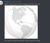MOGE cuban trade route