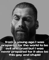dissappointment personified