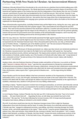 Partnering With Neo-Nazis in Ukraine An Inconvenient History 2022 1
