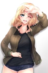 __kay_girls_und_panzer_drawn_by_mini_dang01__sample-da440fd06fc8eb8bfc43a9b75090fc1e