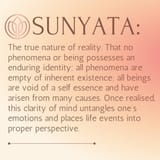 Sunyata is a Buddhist philosophy that highlights the non existence of the elements of things and of the se...itivementalhealth #therapyisdopewhenyouhaveadopetherapist #positiveaffirmations #affirmations #positivepsychology #sunyata