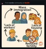 immigration birth rate
