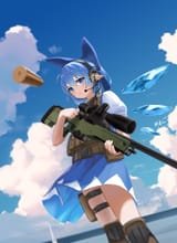 Cirno scoped bolt action rifle gun