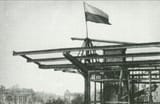 Polish 1st Tadeusz Kościuszko Infantry Division, the conquerors of Berlin - Polish flag at Tiergarten, May 1945