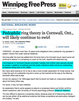 Jordan Peterson running cover for Cornwall pedo ring