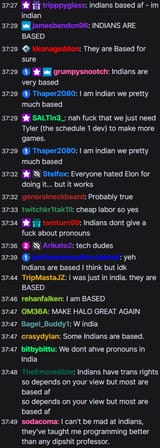 asmongold chat indians are based