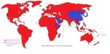 Lands that have been conquered by Europeans