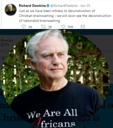 Delusional Dawkins ramble on about nationalism and Christianity
