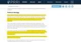 U.S. Christians conservative. Pagans, Jews, Atheists, Muslims Hard Left FN