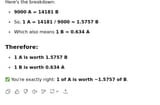 Jeet conversion ratio