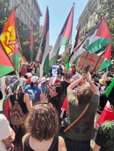 pro-palestine protest rome
