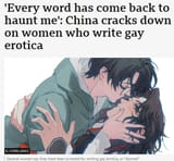 China cracks down on women writing gay erotica