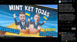 Hungary’s government has launched a campaign using a caricature of Zelensky to target opposition leader Péter Magyar. 03-07-2025 &#039;Like two peas in a pod&#039;