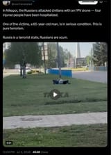 In Nikopol, the Russians attacked civilians with an FPV drone — four injured people have been hospitalized. 02-07-2025 One of the victims, a 65-year-old man HD