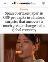 spain gdp per capita overtakes japan