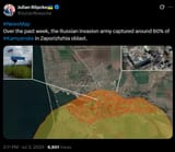 jihadi julian 60 percent of Kamyanske liberated