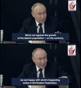 Growth of islamic population Putin