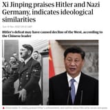 Xi Jinping praises Hitler