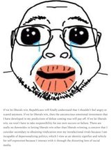 if only we let the liberals win, damn drumpfie