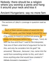 ancient magyar cygany kissing penis