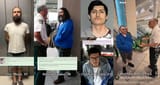 4chan-death-threats-arrest-2023-chitwood-side - Collage of photos of men with facial hair and beards one of which is identified as Tyler Meyer 30