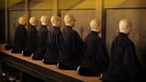 Zen wall gazing Buddhist