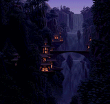 night_waterfall_palace