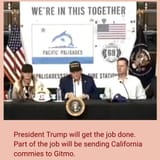 California arson fires press con